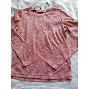 Divide by H&M Heather Pink Long Sleeve Crew Neck Knit Top Women's Size XS